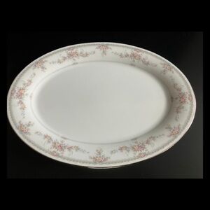 Vintage Noritake 3015 VERANDA 12” Oval Serving Platter Floral